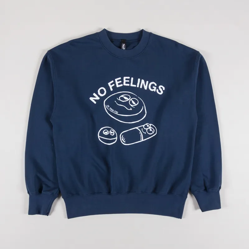 No Problemo Hard Feelings Crewneck Sweat Navy