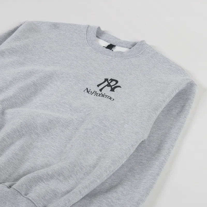 No Problemo NYP Sweatshirt Grey Marl-2