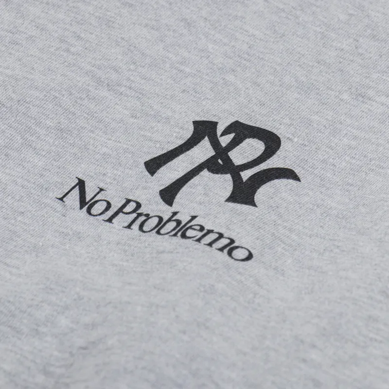 No Problemo NYP Sweatshirt Grey Marl-4