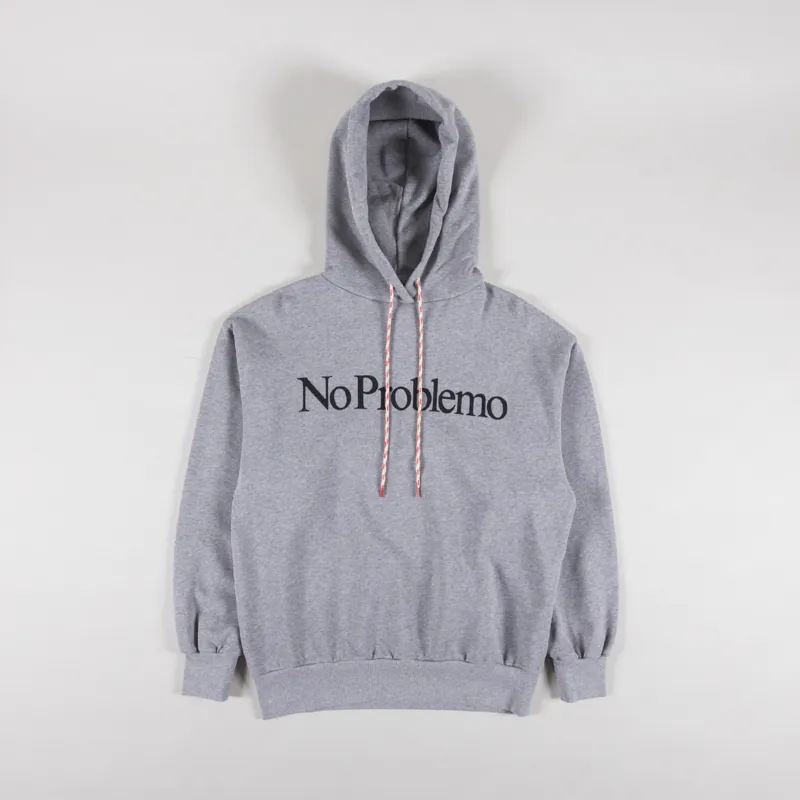 No Problemo Hoodie Grey Marl