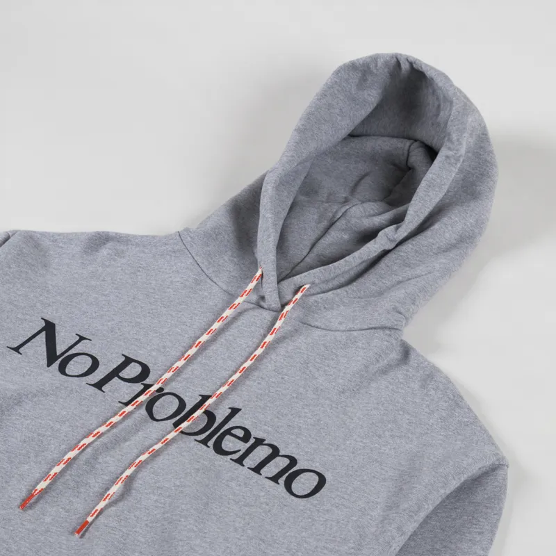 No Problemo Hoodie Grey Marl-2