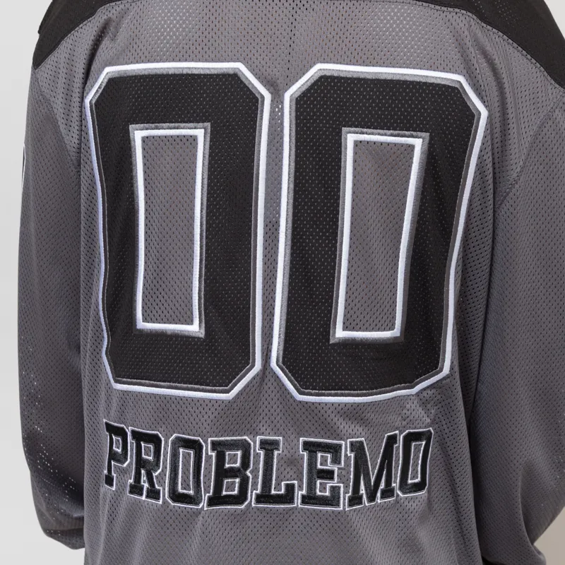No Problemo NYP Sports Poly Jersey Charcoal-4