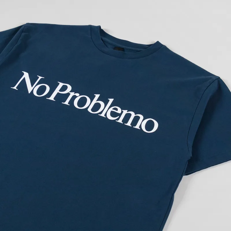 No Problemo T Shirt Navy-1
