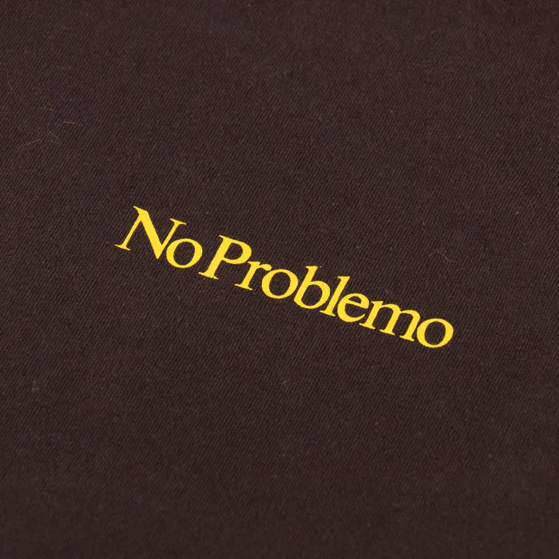 No Problemo Mini Problemo T Shirt Brown-2