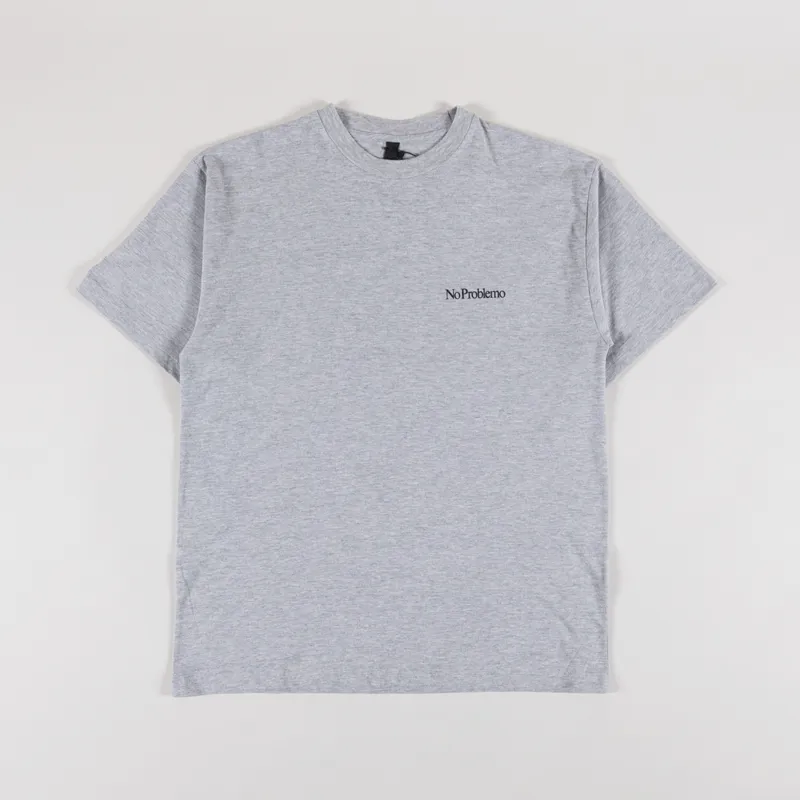 No Problemo Mini Problemo T Shirt Grey Marl