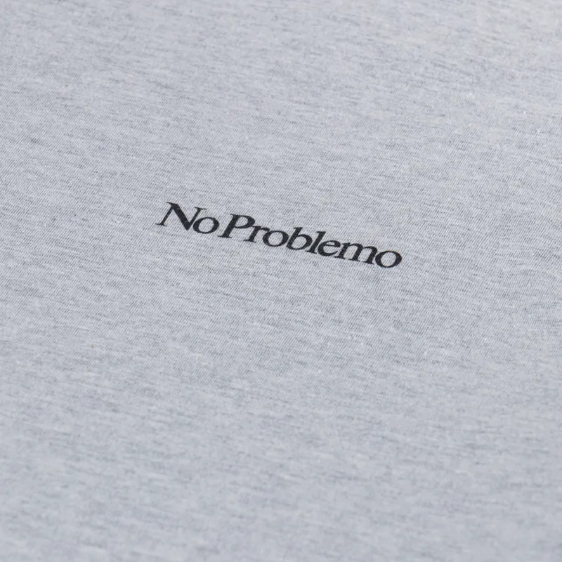 No Problemo Mini Problemo T Shirt Grey Marl-2