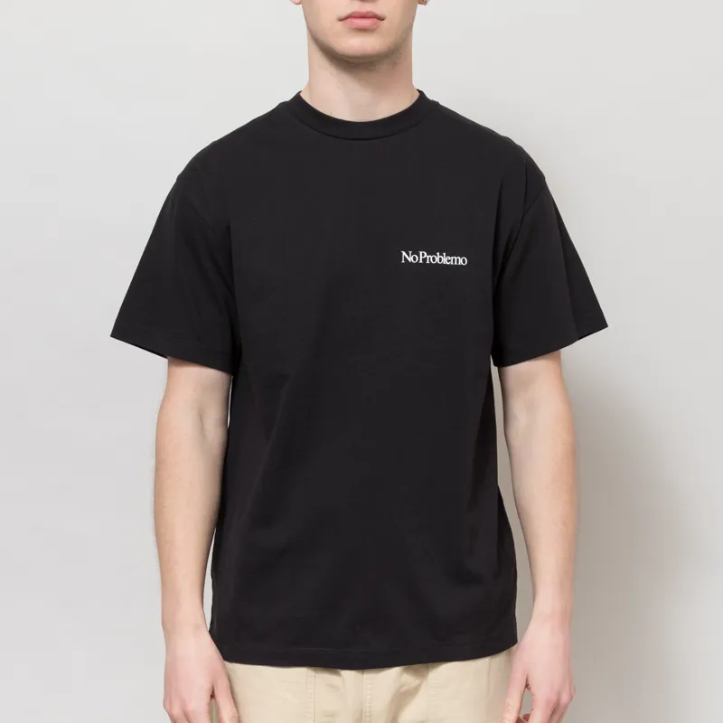 No Problemo Smile Away T Shirt Black-1