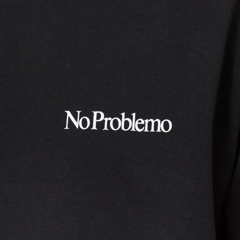 No Problemo Smile Away T Shirt Black-3