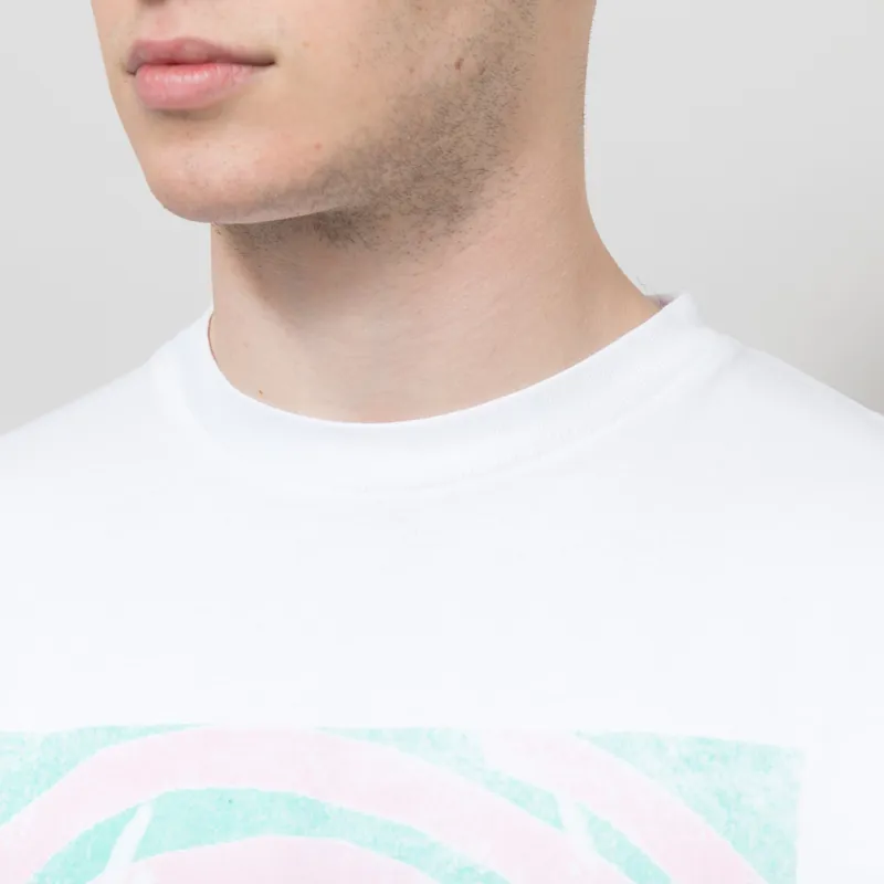 No Problemo Spiral T Shirt White-4