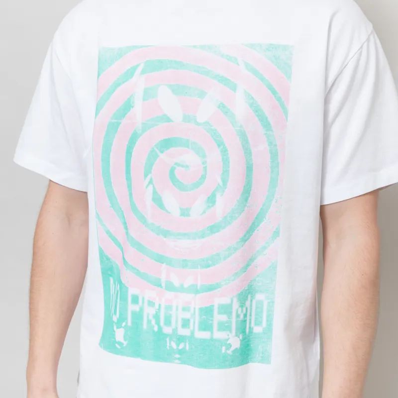 No Problemo Spiral T Shirt White-3