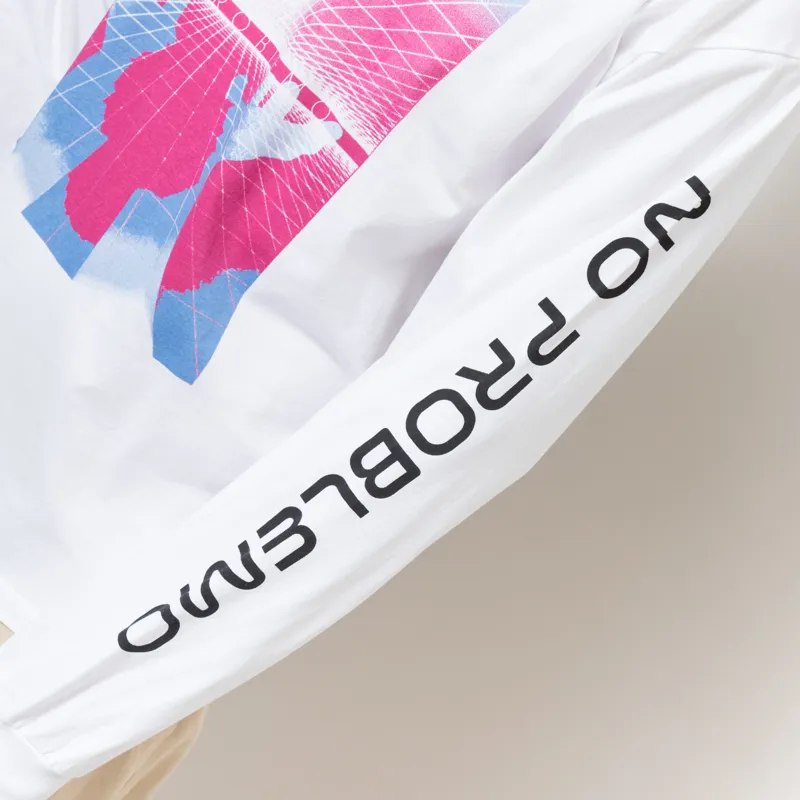 No Problemo Dimensions Long Sleeve T Shirt White-5