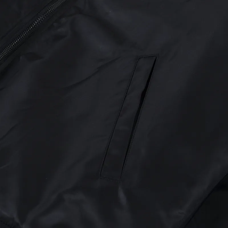 No Problemo NYP Nylon Varsity Jacket Black-8