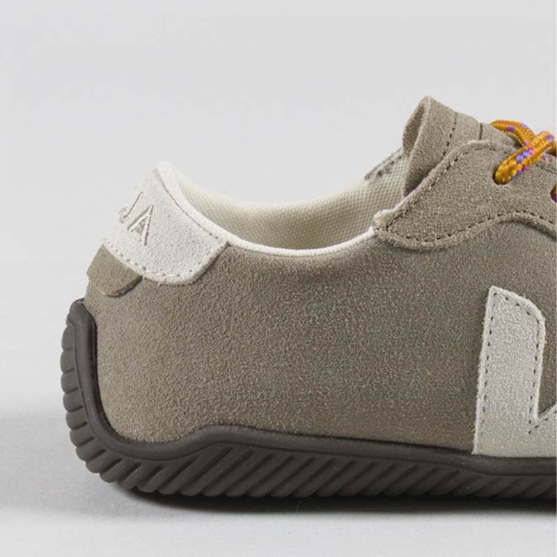 Veja Womens Jitsu Suede Shoes Taupe Pierre Eagle-4