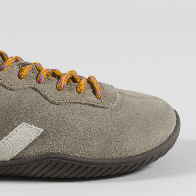 Veja Womens Jitsu Suede Shoes Taupe Pierre Eagle-5