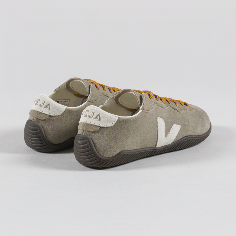 Veja Womens Jitsu Suede Shoes Taupe Pierre Eagle-1