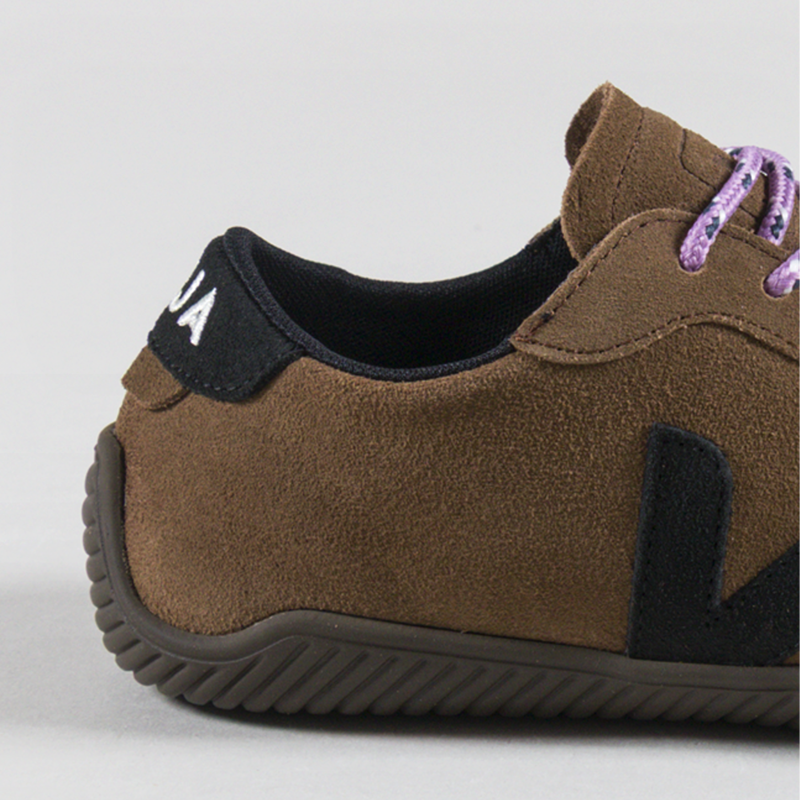 Veja Womens Jitsu Suede Shoes Brown Black Eagle-4