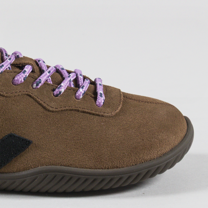 Veja Womens Jitsu Suede Shoes Brown Black Eagle-5