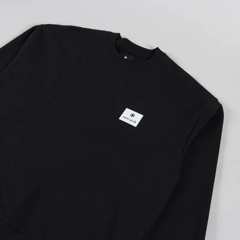 Snow Peak NSD Square Logo Pullover Black-2