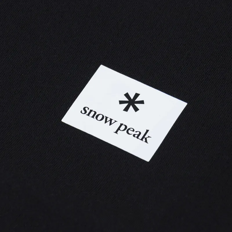 Snow Peak NSD Square Logo Pullover Black-4