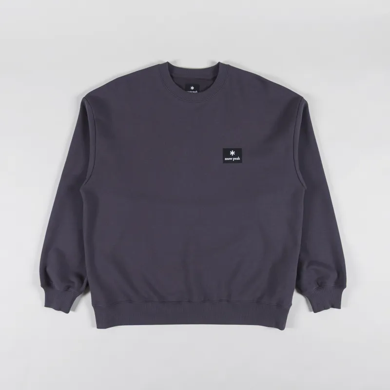 Snow Peak NSD Square Logo Pullover Charcoal