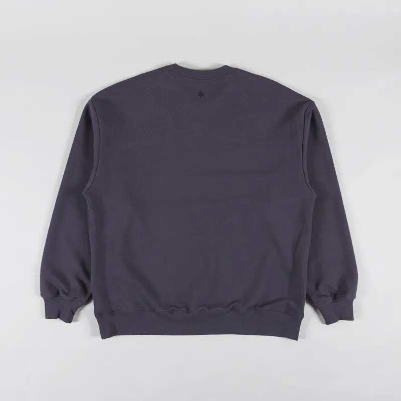 Snow Peak NSD Square Logo Pullover Charcoal-1