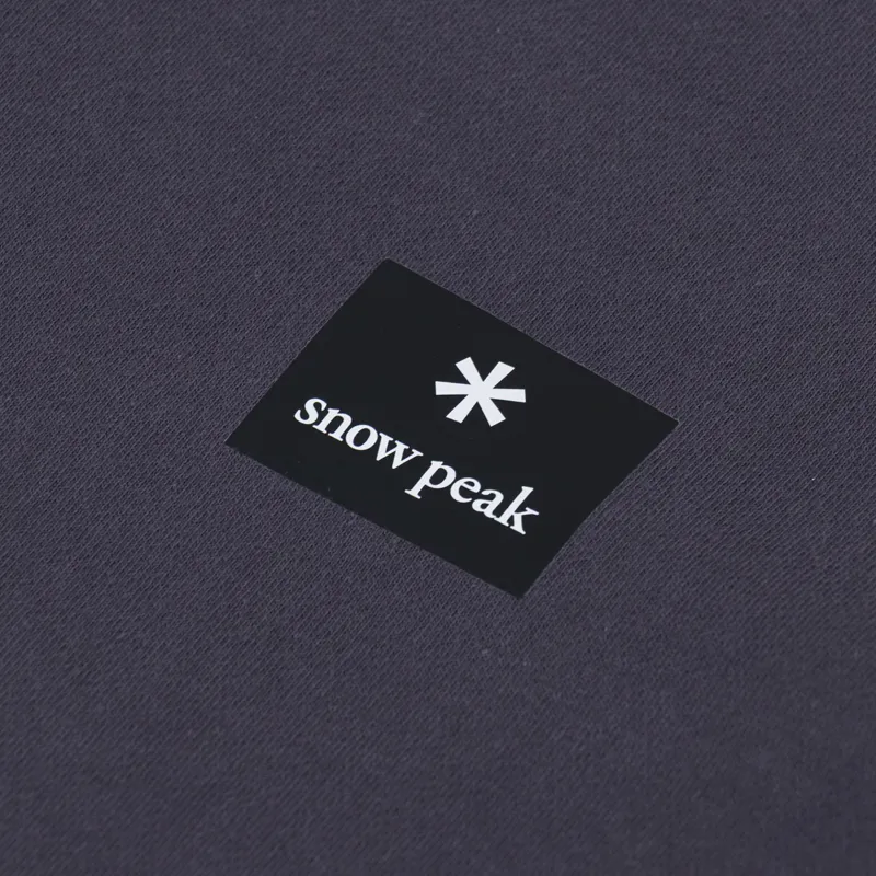 Snow Peak NSD Square Logo Pullover Charcoal-4