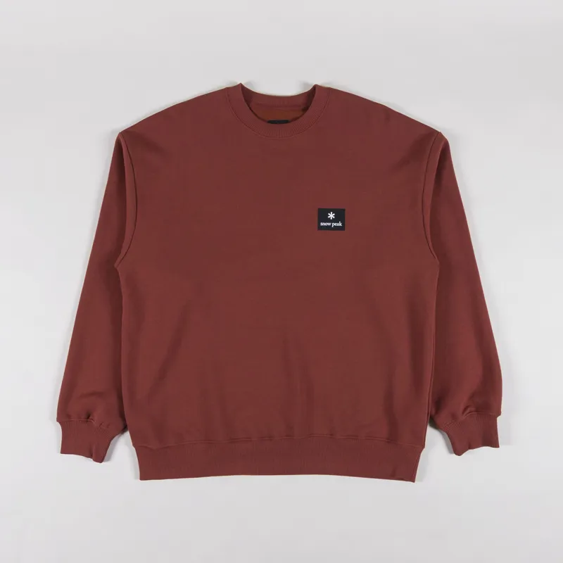Snow Peak NSD Square Logo Pullover Light Brown