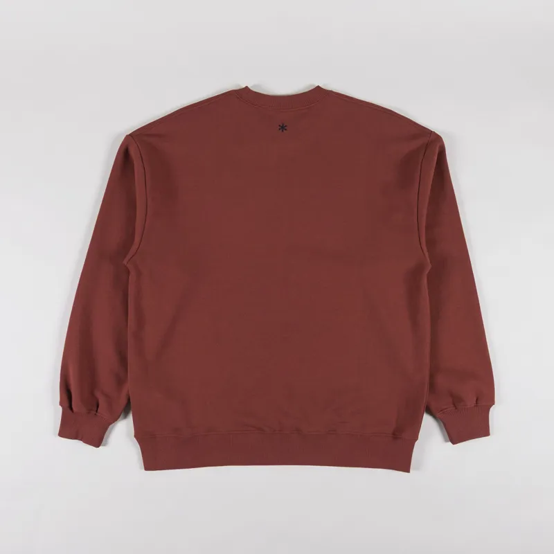 Snow Peak NSD Square Logo Pullover Light Brown-1