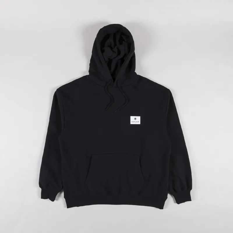 Snow Peak NSD Square Logo Hoodie Black