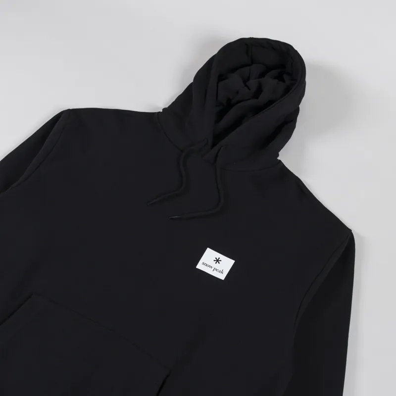 Snow Peak NSD Square Logo Hoodie Black-2
