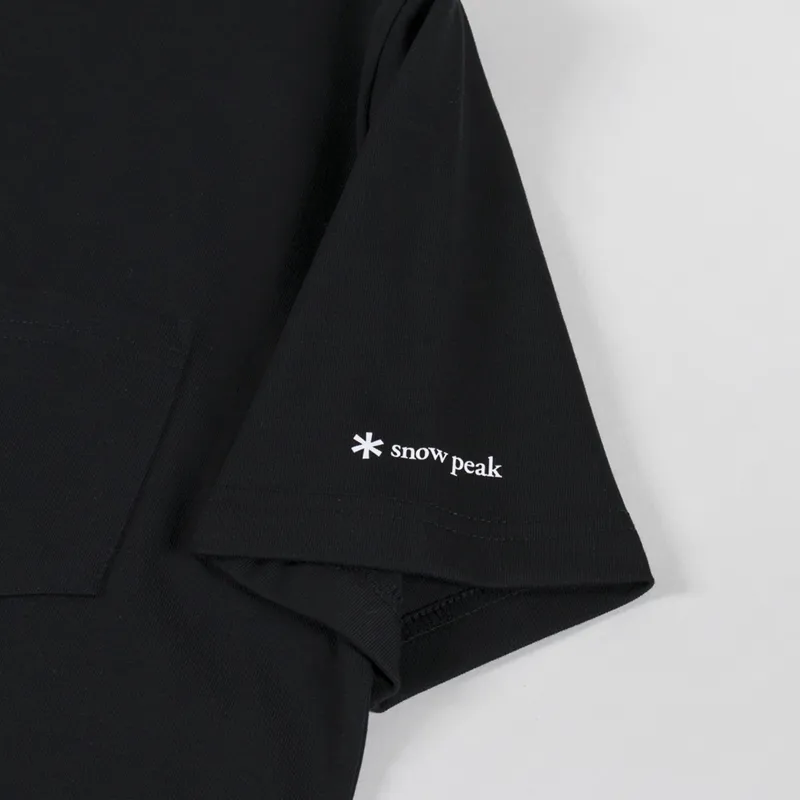 Snow Peak NSD Pocket T Shirt Black-3