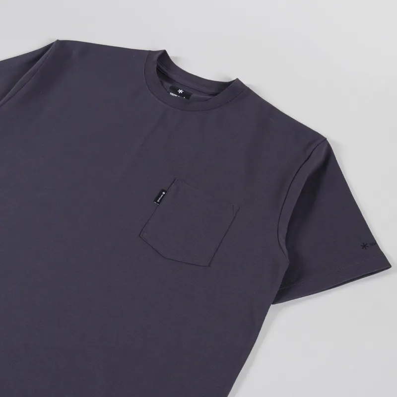 Snow Peak NSD Pocket T Shirt Charcoal-1