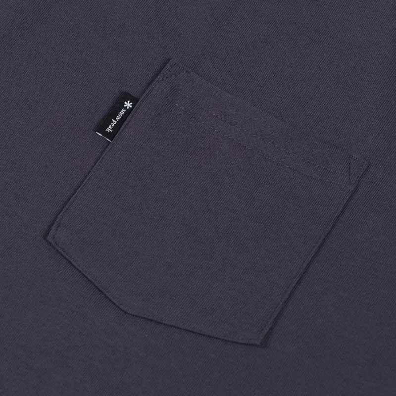Snow Peak NSD Pocket T Shirt Charcoal-4
