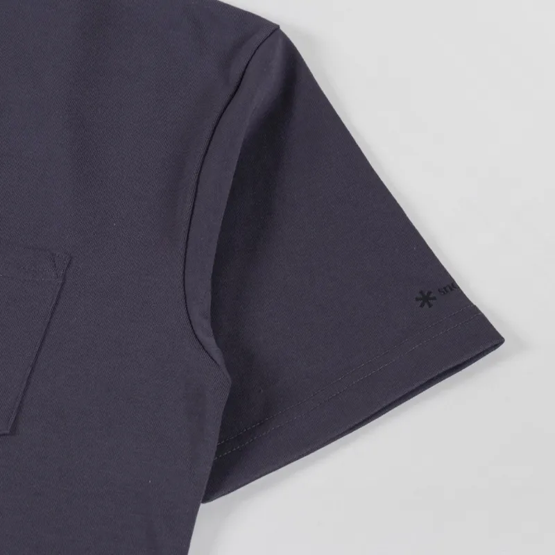 Snow Peak NSD Pocket T Shirt Charcoal-2