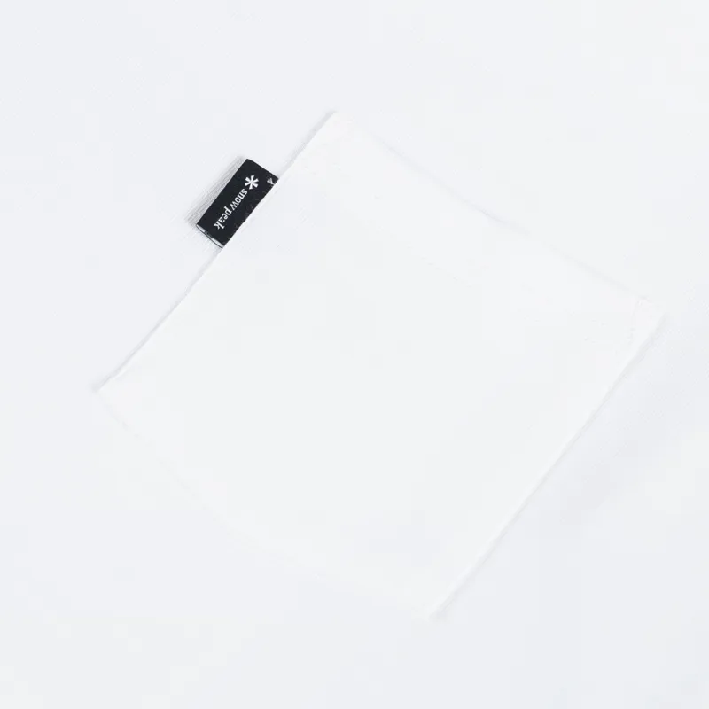 Snow Peak NSD Pocket T Shirt Off White-3