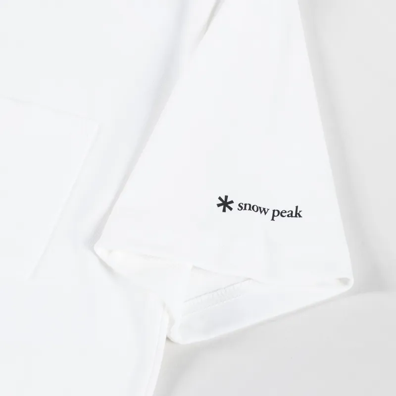 Snow Peak NSD Pocket T Shirt Off White-4