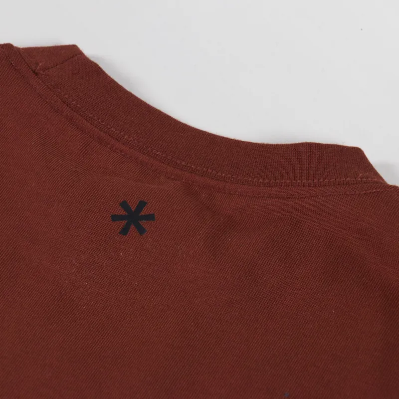 Snow Peak NSD Square Logo T Shirt Light Brown-5