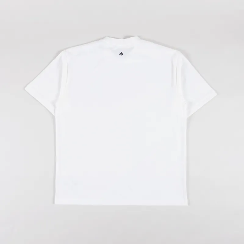 Snow Peak NSD Square Logo T Shirt Off White-1