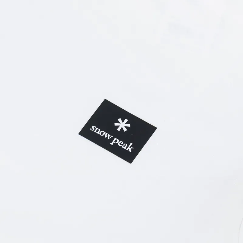 Snow Peak NSD Square Logo T Shirt Off White-6