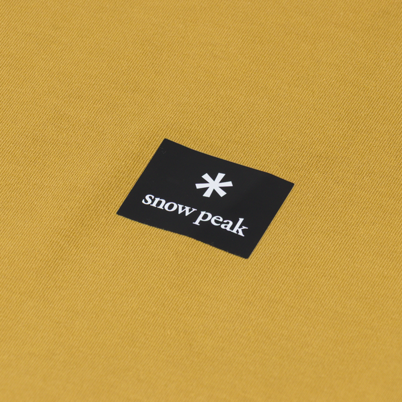 Snow Peak NSD Square Logo T Shirt Yellow-4