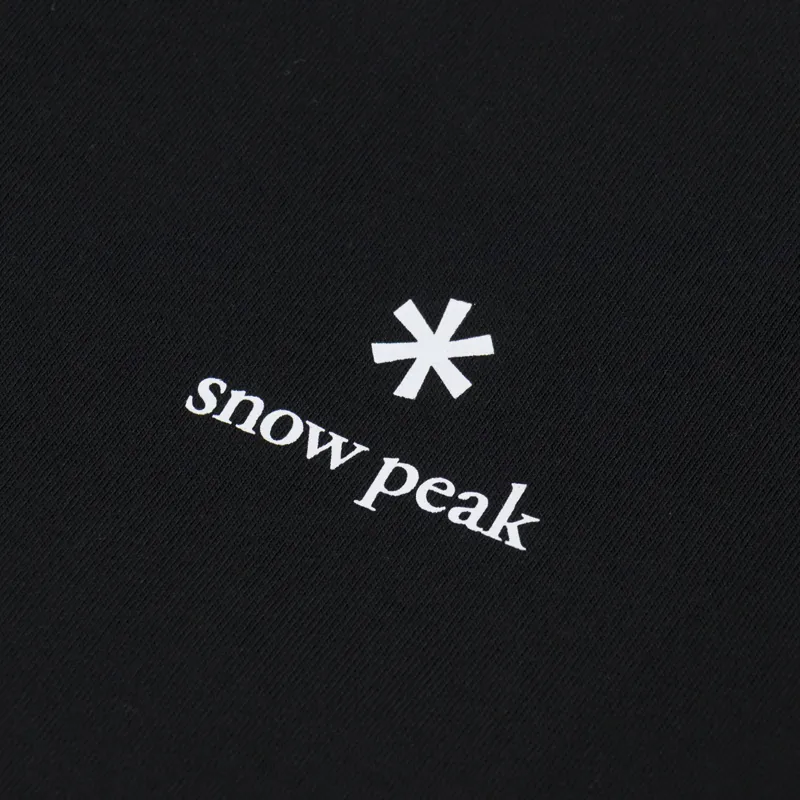 Snow Peak NSD Logo T Shirt Black-4