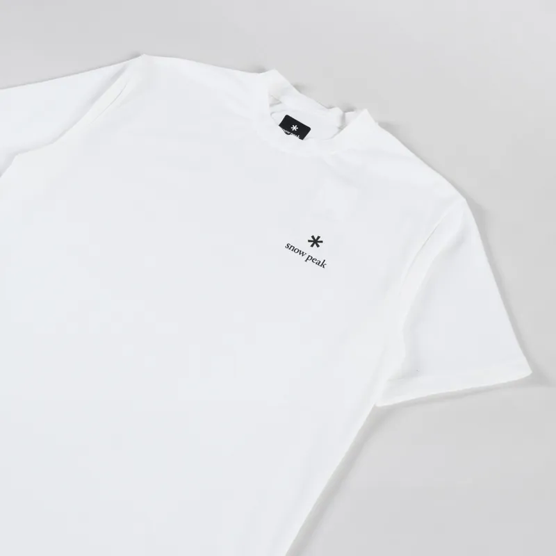 Snow Peak NSD Logo T Shirt Off White-2