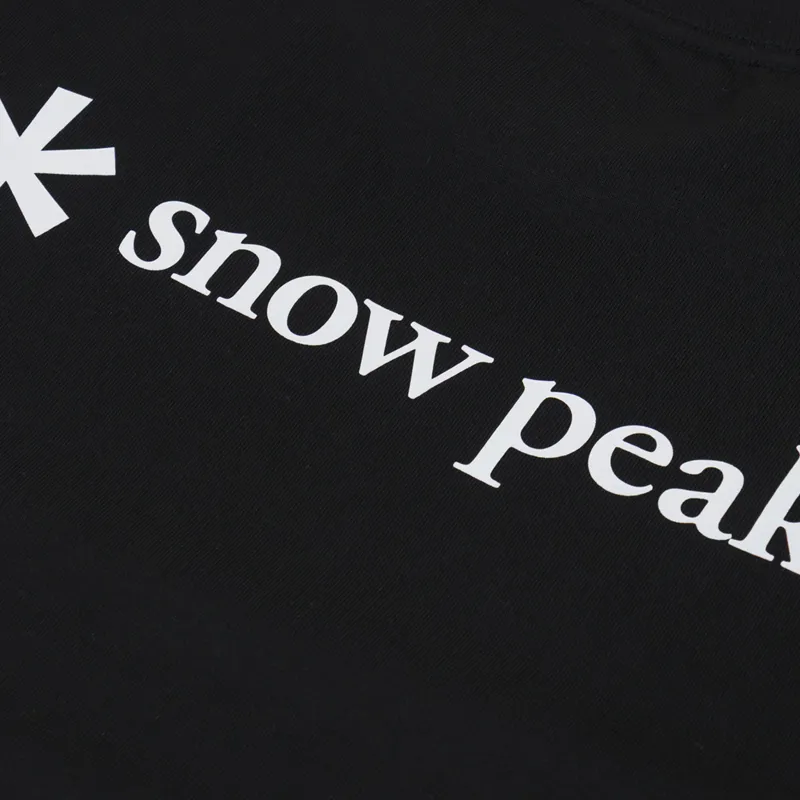Snow Peak NSD Back Print Logo T Shirt Black-4