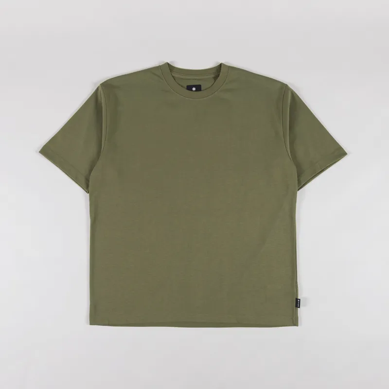 Snow Peak NSD Back Print Logo T Shirt Olive-1