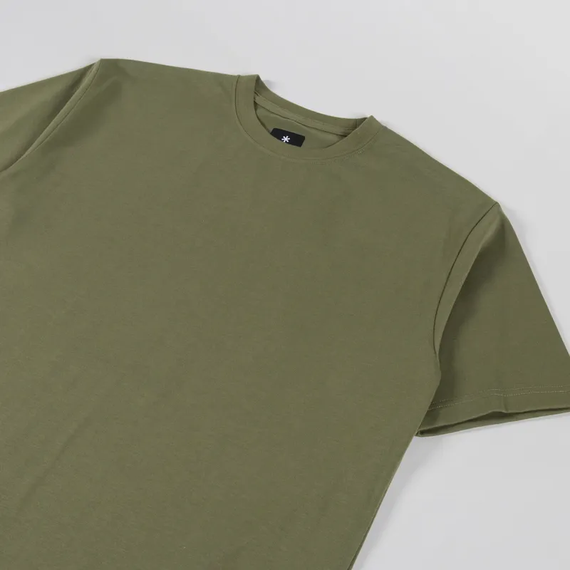 Snow Peak NSD Back Print Logo T Shirt Olive-3