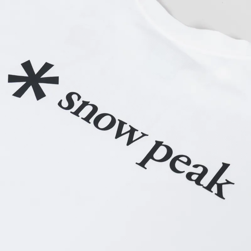 Snow Peak NSD Back Print Logo T Shirt Off White-4