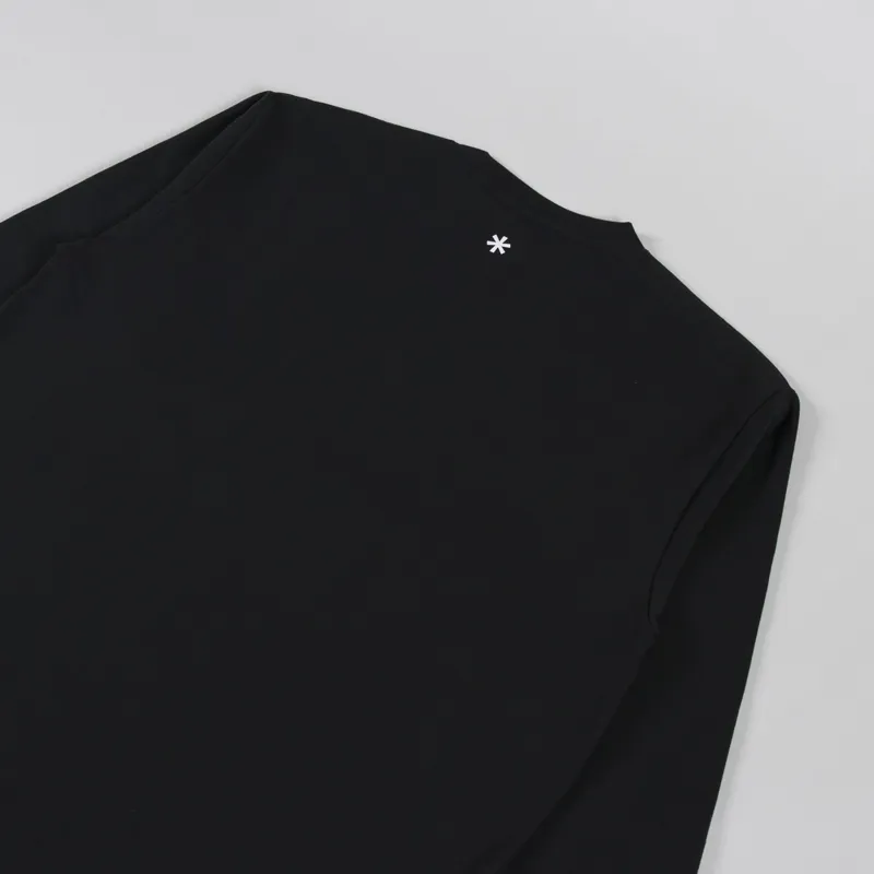 Snow Peak NSD Logo Long Sleeve T Shirt Black-3