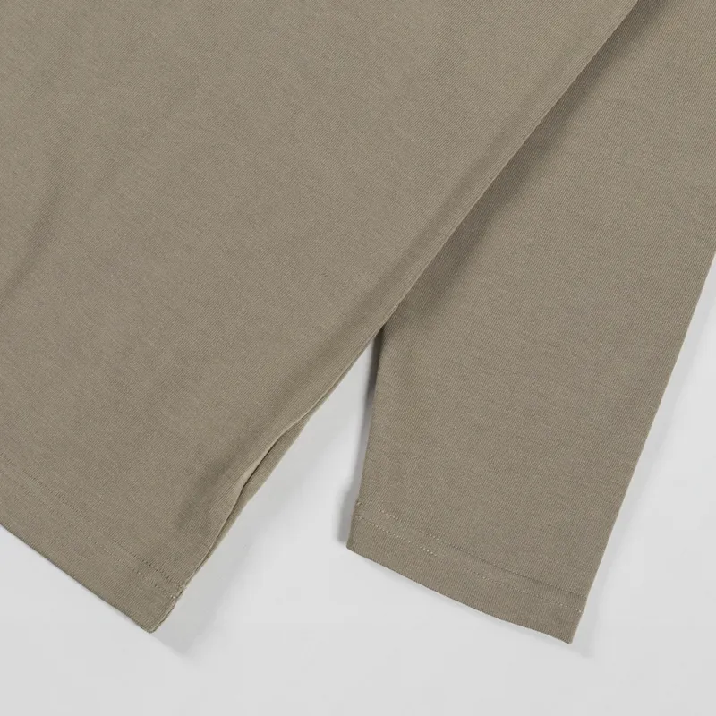 Snow Peak NSD Logo Long Sleeve T Shirt Dark Beige-6