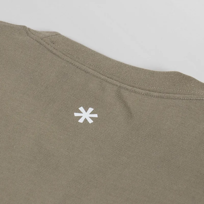 Snow Peak NSD Logo Long Sleeve T Shirt Dark Beige-5