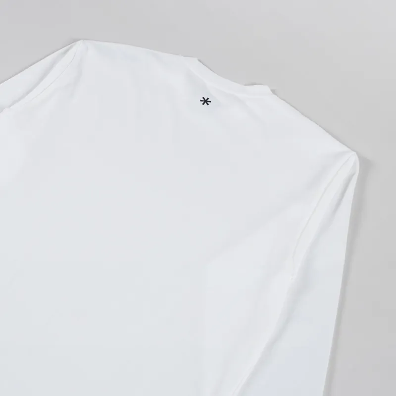 Snow Peak NSD Logo Long Sleeve T Shirt Off White-3